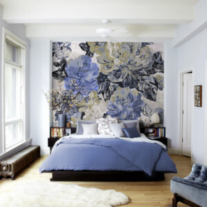 Фототапет "Vintage blue Garden" 300x250