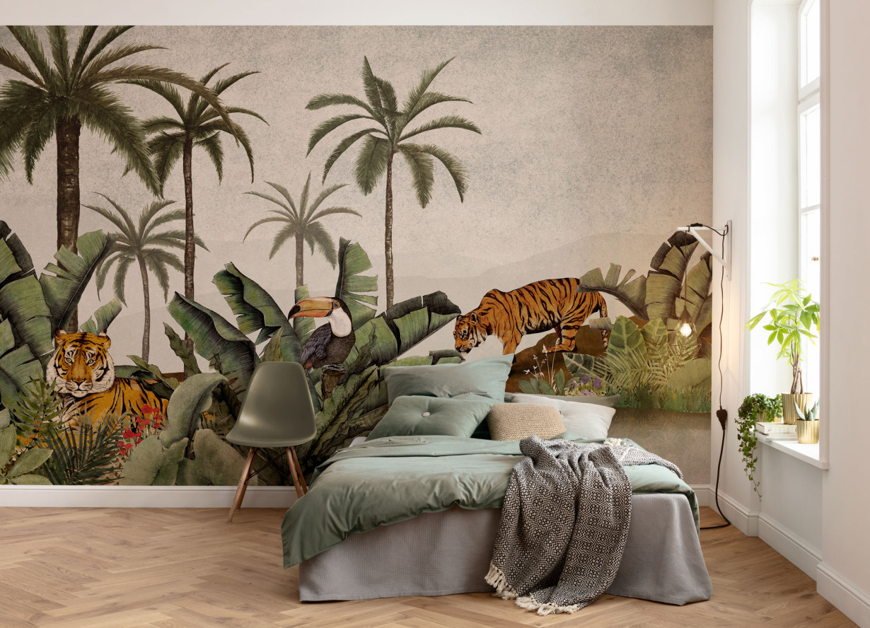 Фототапет "Tiger Jungle" 400x250 - Image 3