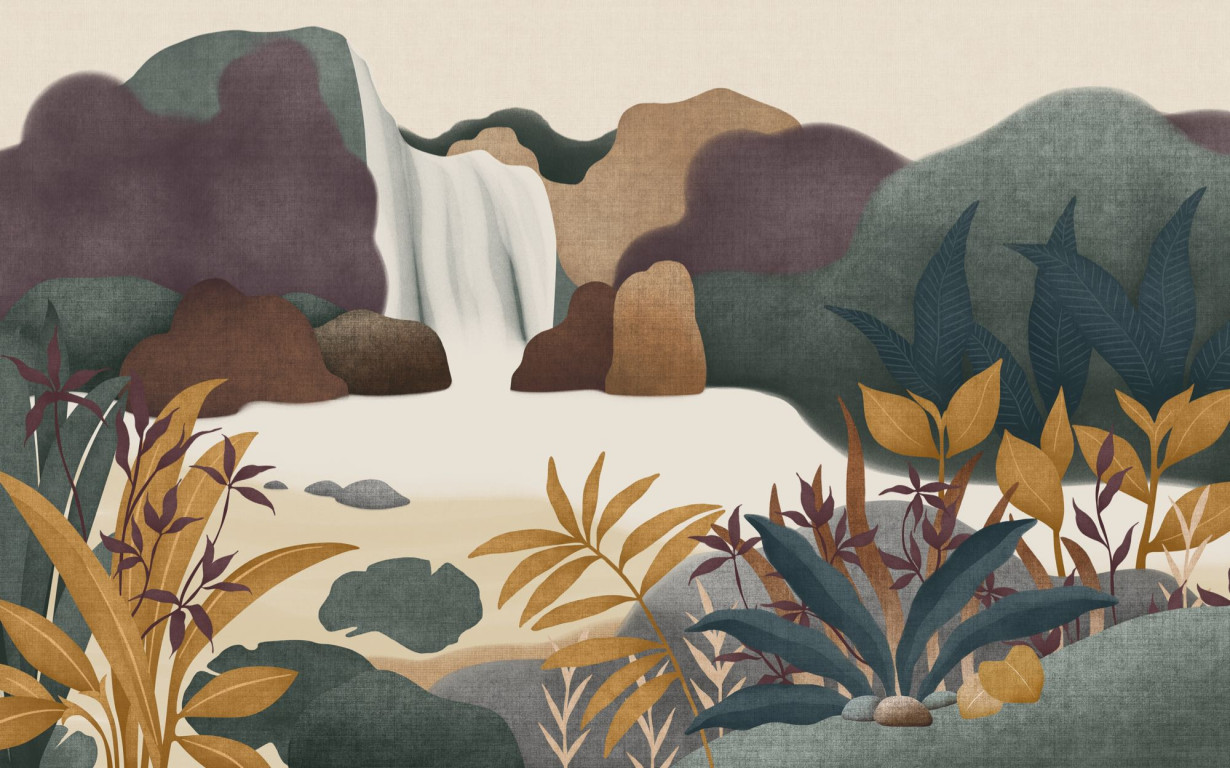 Фототапет "Natura Fluens" 400x250 - Image 2