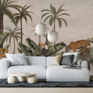 Фототапет "Tiger Jungle" 400x250