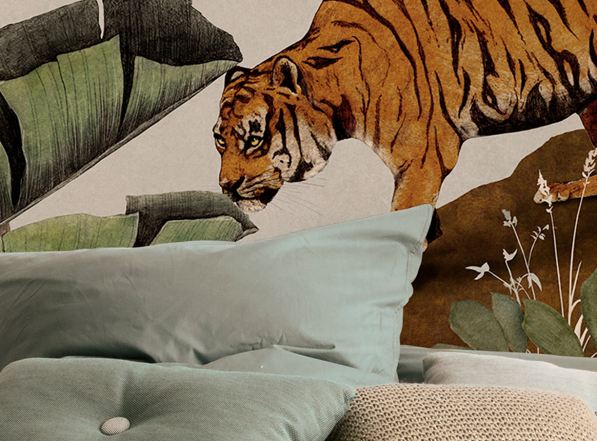 Фототапет "Tiger Jungle" 400x250 - Image 4