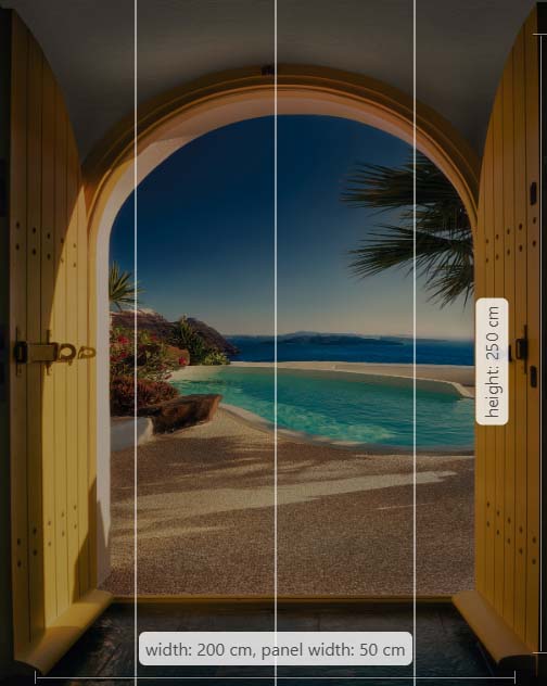 Фототапет "Santorini" 200x250 - Image 4