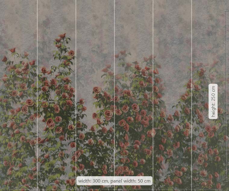 Фототапет "Wall Roses" 300x250 - Image 7