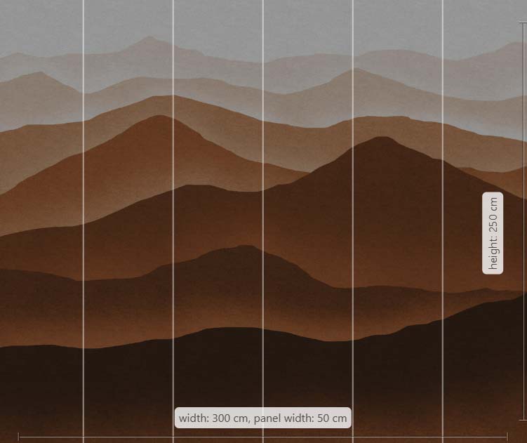 Фототапет "Macchiato Mountains" 300x250 - Image 7