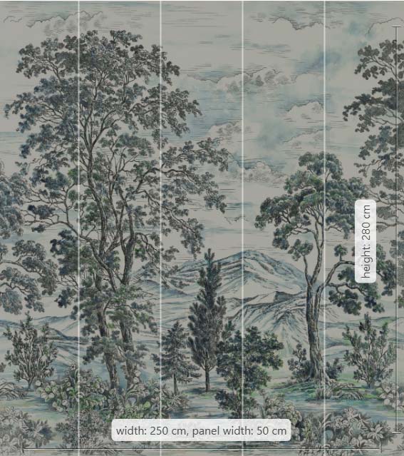 Фототапет "Highland Trees" 250x280 - Image 6