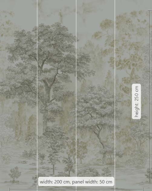 Фототапет "Noble Trees" 200x250 - Image 8