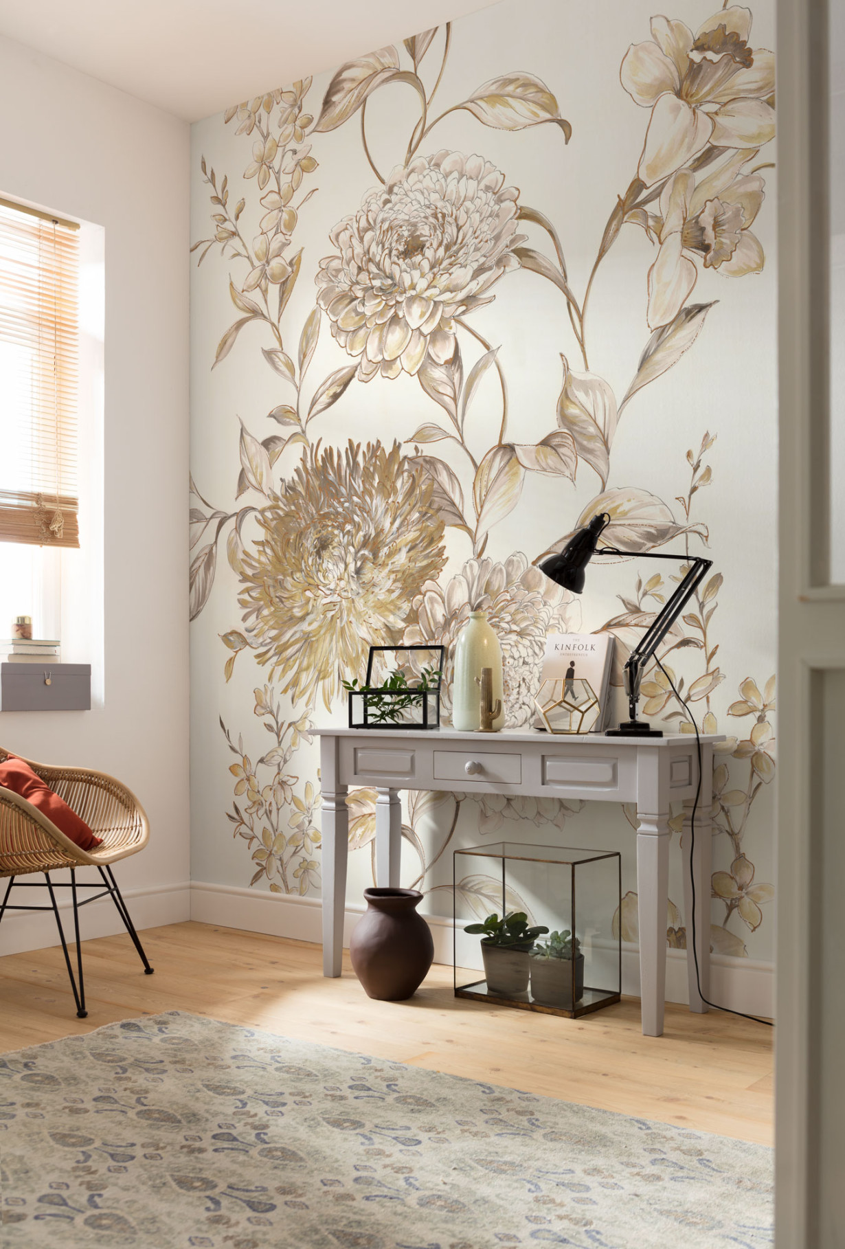 Фототапет "Vintage Chrysanthemum" 200 x 250 - Image 6